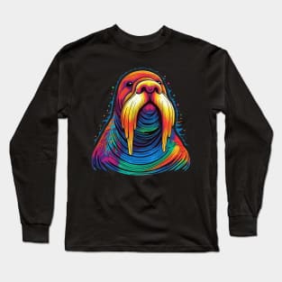 Walrus Smiling Long Sleeve T-Shirt